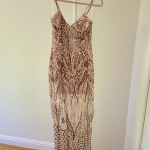Rose Gold Mermaid Dress